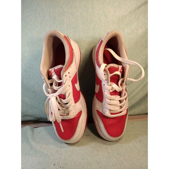 NIKE DUNK LOW RETRO GYM RED-WHITE "USC" SZ 5.5Y [CW-1590-600] - Picture 2 of 6